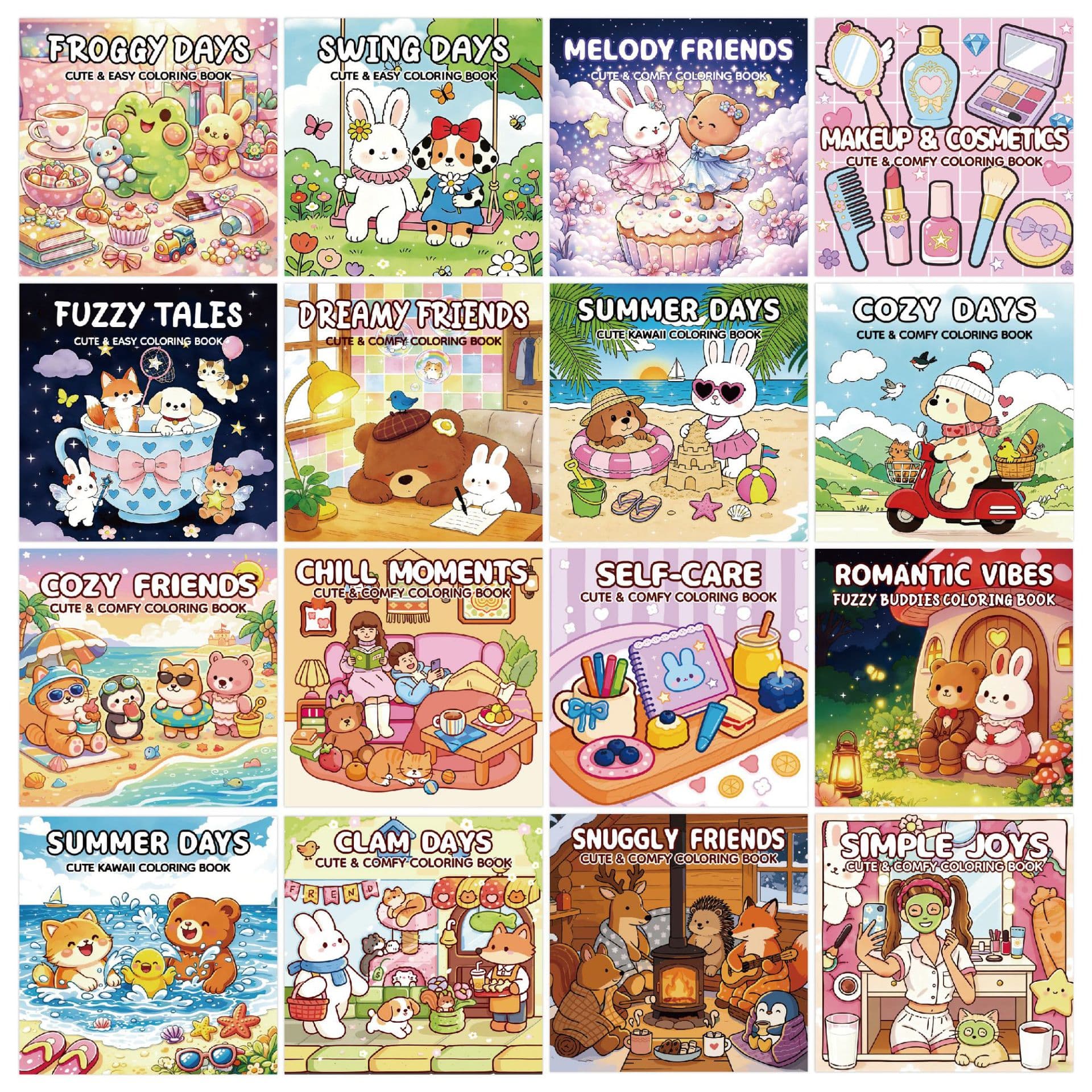 New product coloring book 24 original TEMU Xiyin best-selling cartoon children's early education painting graffiti coloring cross-border