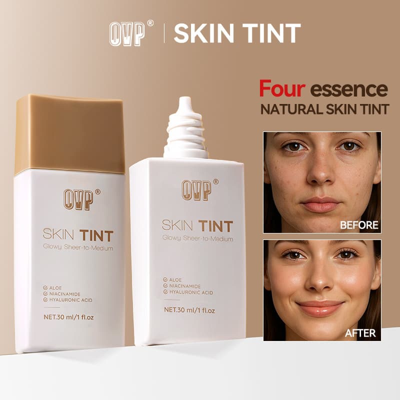 Cross-border Cosmetics OVP Foundation Clear Lightweight Fitting Hydrating Concealing Foundation Not Easy to Cake Natural Brightening Foundation