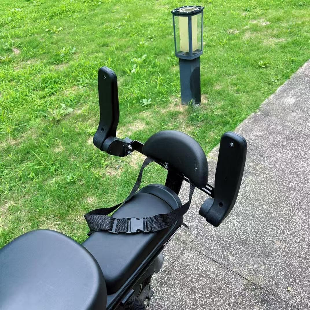 New foldable electric vehicle child rear seat safety guardrail baby anti-fall
