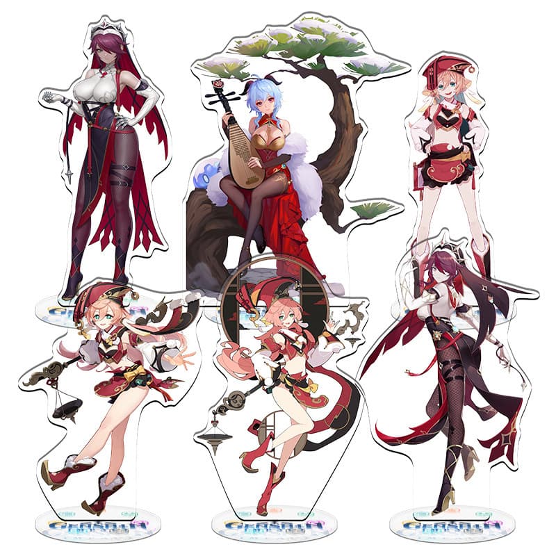 Acrylic Game Surroundings Genshin Impact Thunderbolt Acrylic Stand Various Sizes And Colors for Business Gifts And Promotions
