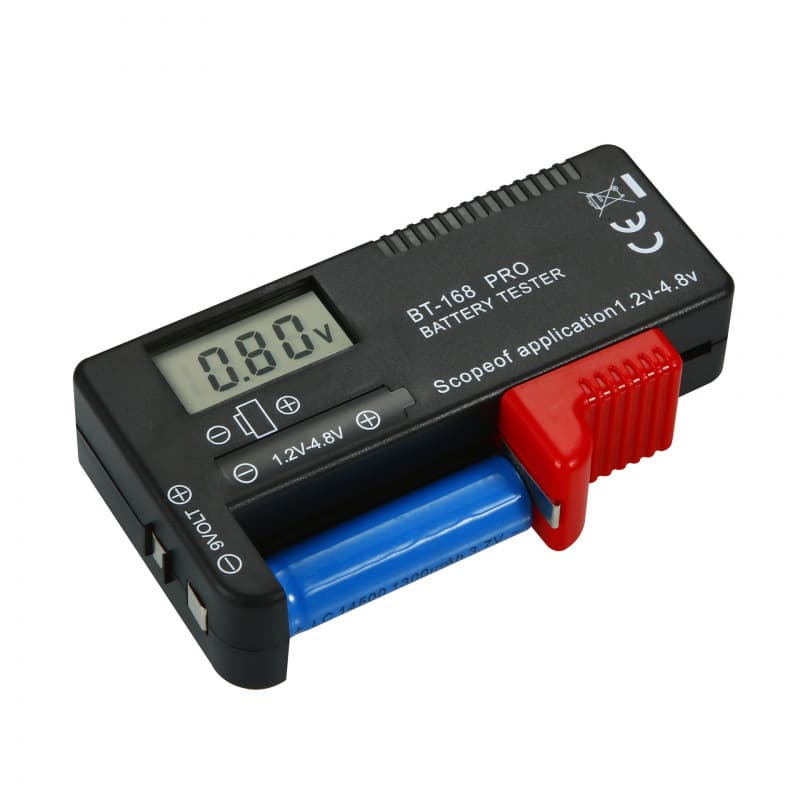 BT Digital Battery Capacity Meter, Battery Meter, Full-Function Battery Tester