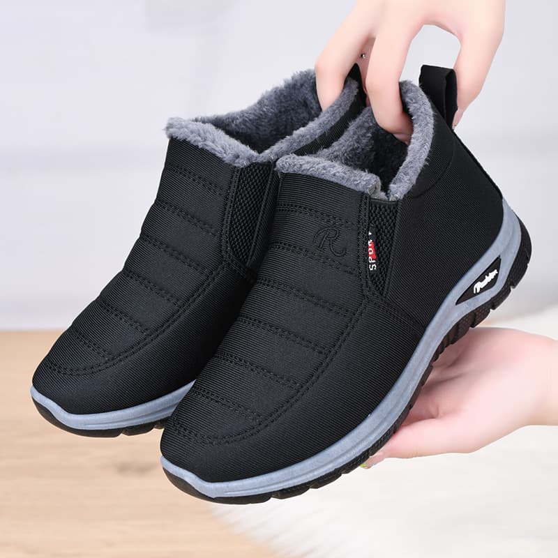 Cross-border New Style Cotton Shoes Couple Unisex Old Beijing Fleece-Lined Warm Ankle Boots Casual Cotton Boots Cross-border Snow Boots Women