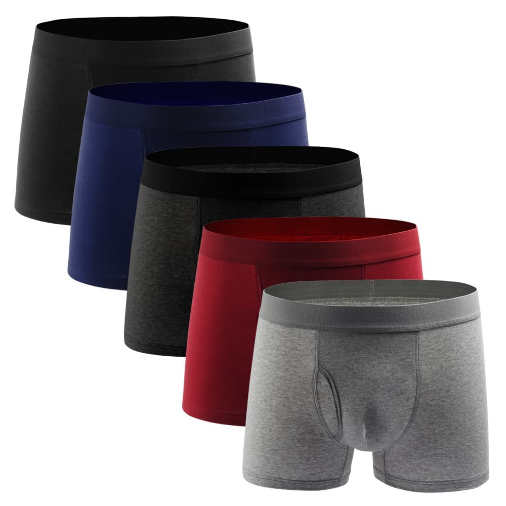 Boys Cotton Plus Size Underwear Boxer Briefs Men