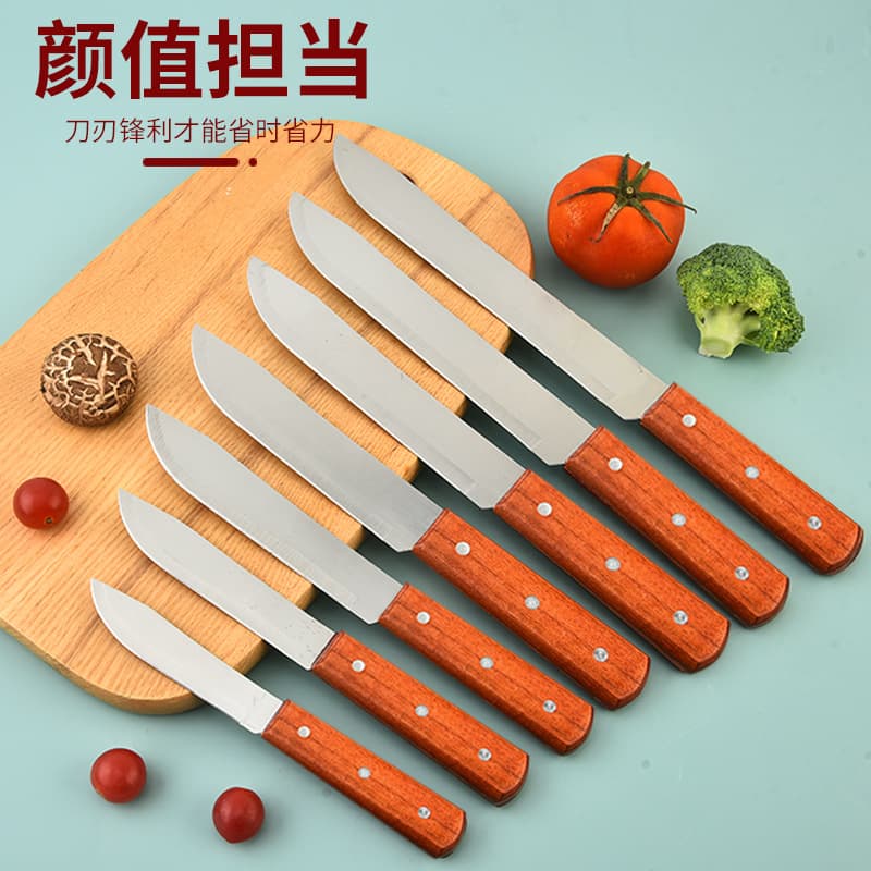 Wooden Handle Small Knife, Stainless Steel Portable Peeler for Kitchen, Direct from Manufacturer