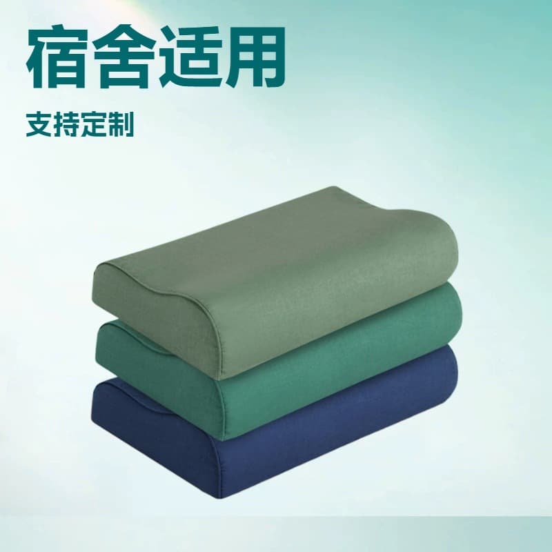 Military Pillow Hard Cotton Shaped High and Low Pillow 04 Pillow Army Air Force Green Training Pillow Dormitory Single Person Manufacturer Wholesale