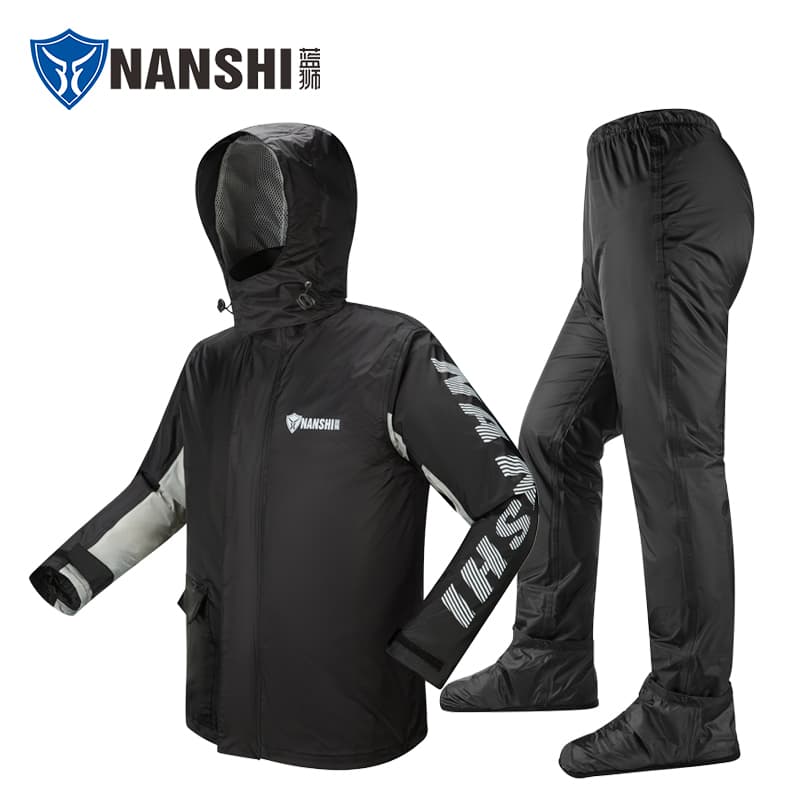 Blue Lion Rain Suit Set, Separate Jacket and Pants, Motorcycle Riding Waterproof for Adults, Men's, Delivery Rider Anti-Heavy Rain Special