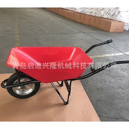 Single Wheel Hand Truck, Agricultural Single Wheel Dump Cart, Construction Site Garden Waste Feed Transport Cart for Home Use