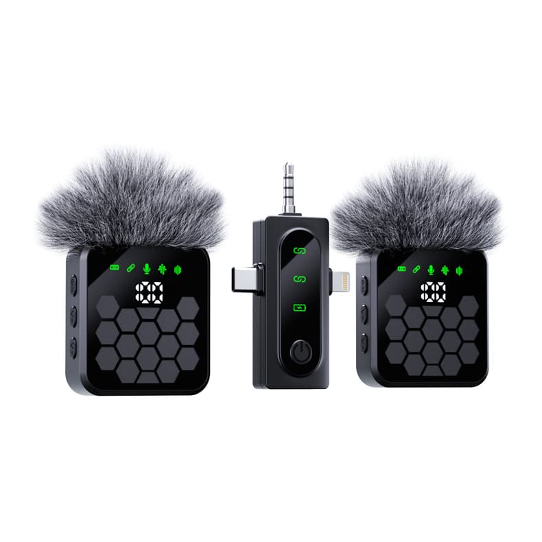 Wireless Lapel Microphone Live Streaming Noise Reduction Recording Universal Portable Bluetooth Microphone