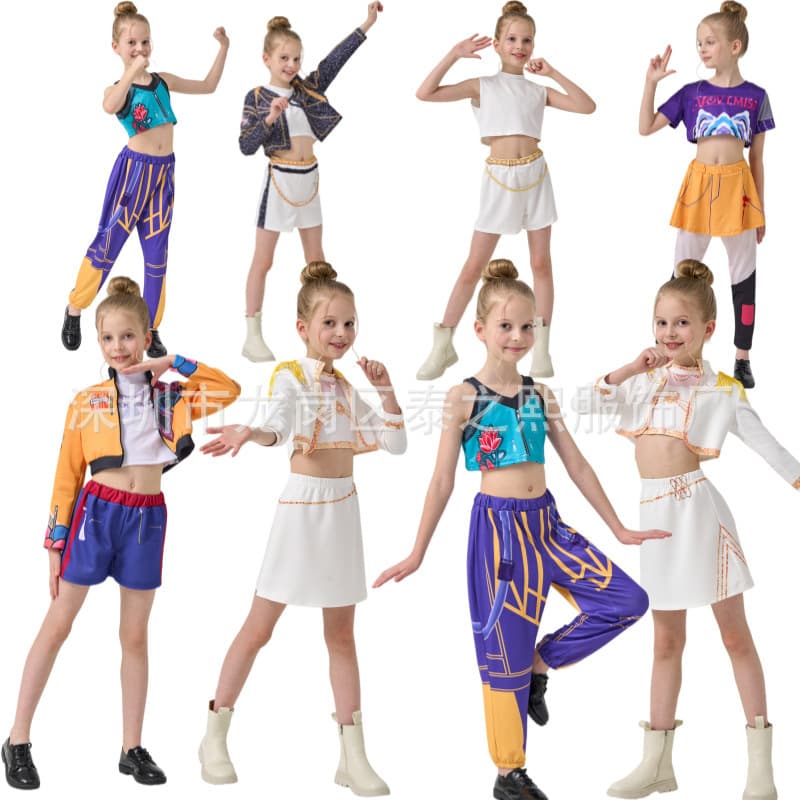 Witch Hunters Children's Cos Costume K-POP Witch Hunters Mila Zoe Rumi Cosplay Anime Costume