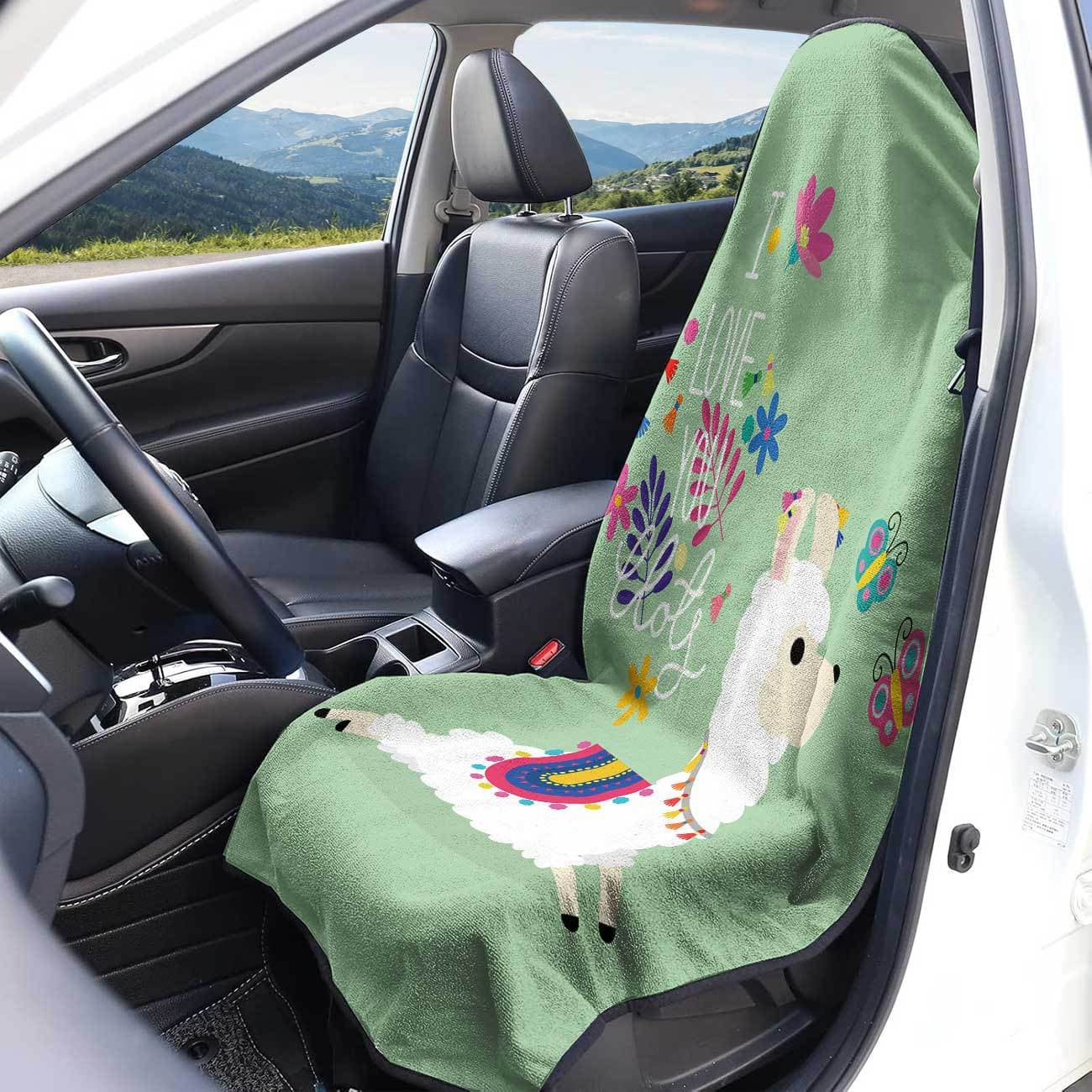 Animal Seat Towel Cover Front Seat Protector for Gym and Workout All Seasons Car Mount