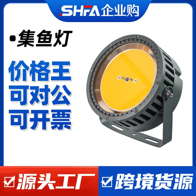 Marine LED High Brightness Fishing Light High Lumen Underwater Lighting Fishing Light Efficient Heat Dissipation High Power Fishing Light