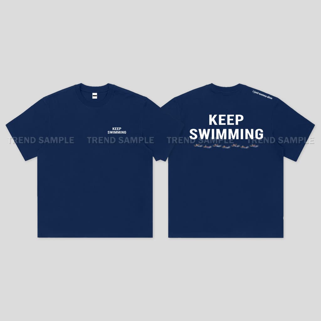 BTS Arirang Keep Swimming matching T-shirt for men and women pure cotton short sleeves