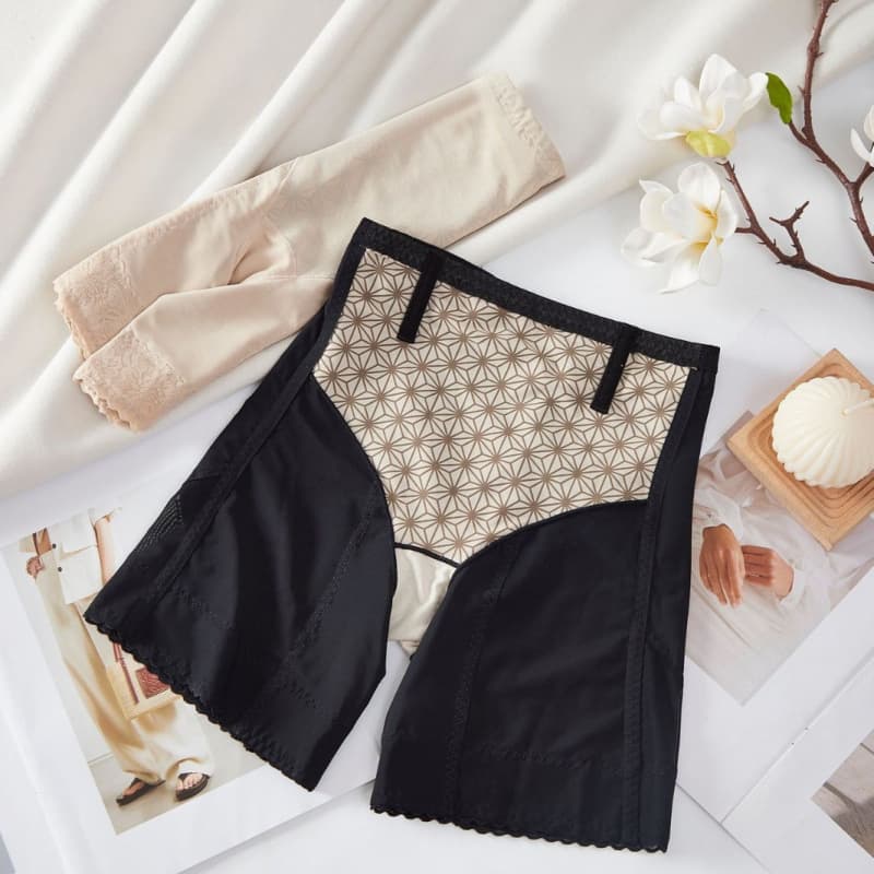 Summer Mesh Seamless Lace Shaping Waist and Hip Lifting Pants, Slimming Body Shaper, Breathable Anti-exposure Tights