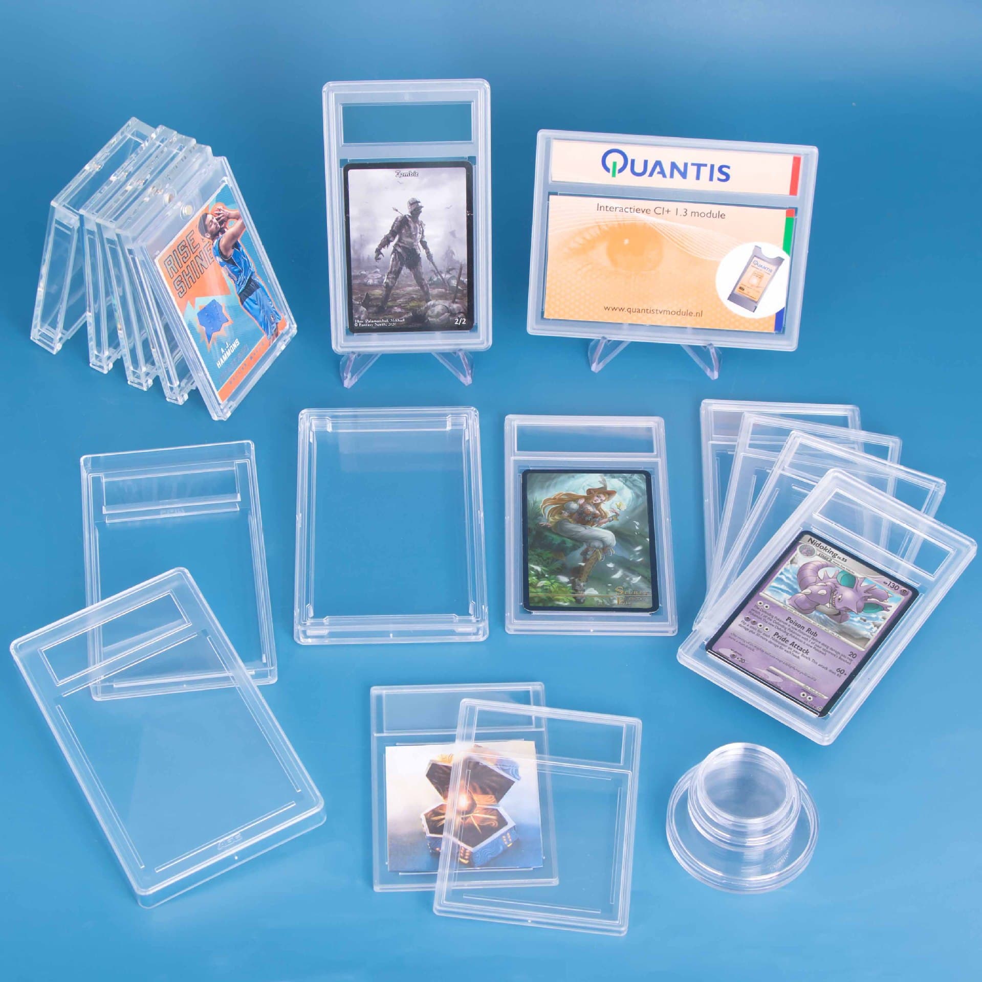 Sports card grading box, phone card grading box, 35PT magnetic card brick, Yu-Gi-Oh! grading card box