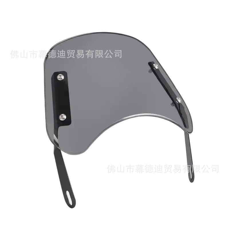 Motorcycle Windshield 5-7 inch Universal Headlight Windshield Transparent Windshield Protective Cover