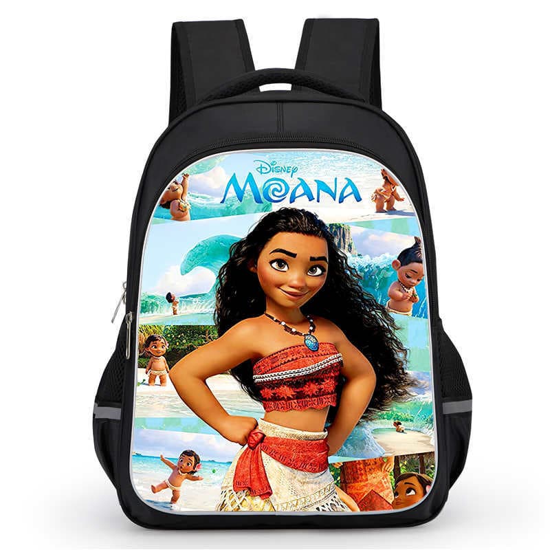 Moana Backpack HD Printed Large Capacity Multifunctional Zipper Oxford Backpack Lightweight Backpack