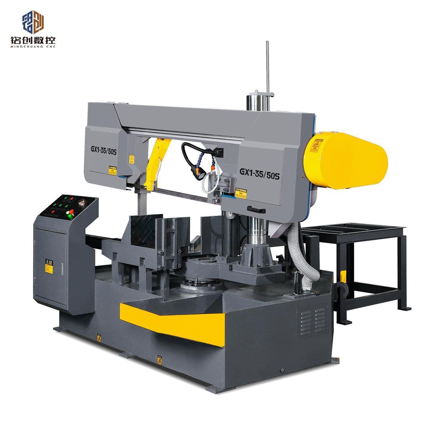 Metal Band Saw GB4235/50 with Rotating Angle, Cutting Diameter 500mm/60-degree Cutting