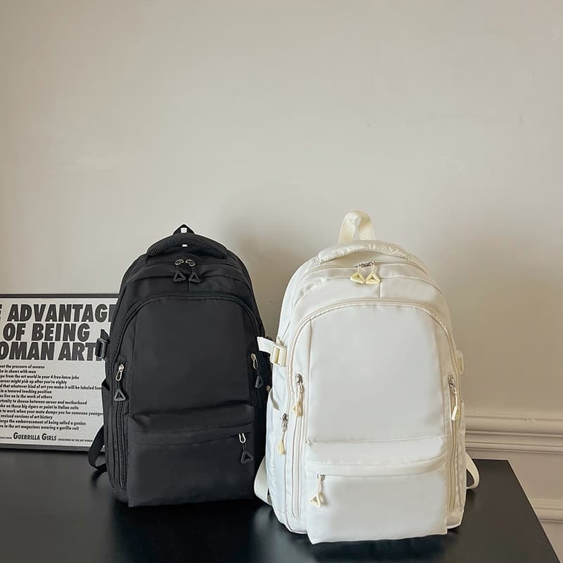 Backpack female high school student junior high school student schoolbag ins college student lightweight large capacity travel backpack lightweight and breathable