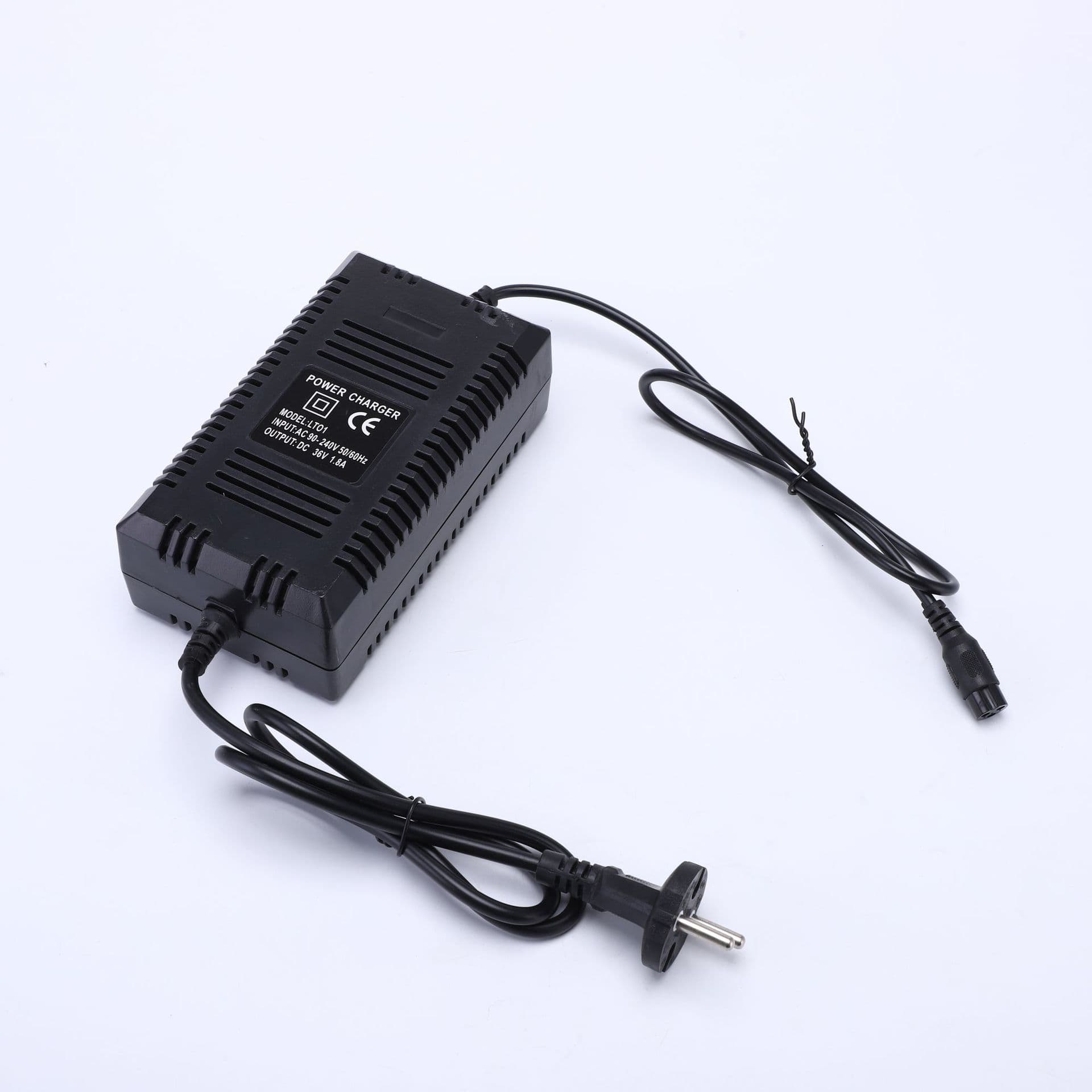 36V 1.8A Electric Vehicle Charger for E-Bikes and Scooters with Lead-Acid Battery, Smart CE Certified