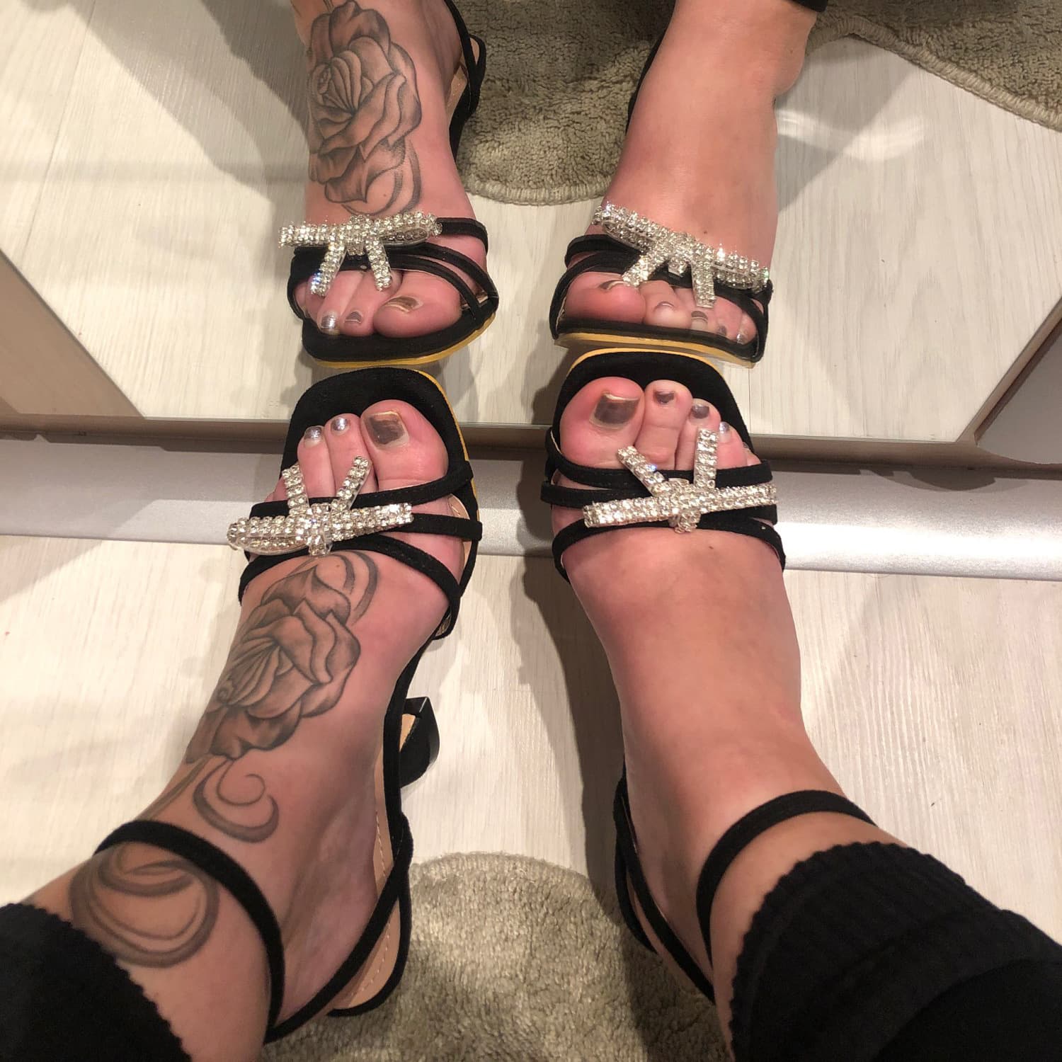 Heels Sandals Europe Station New Cross-border European and American Rhinestone Wine Glasses and Plus Size Women's High-Heeled Sandals