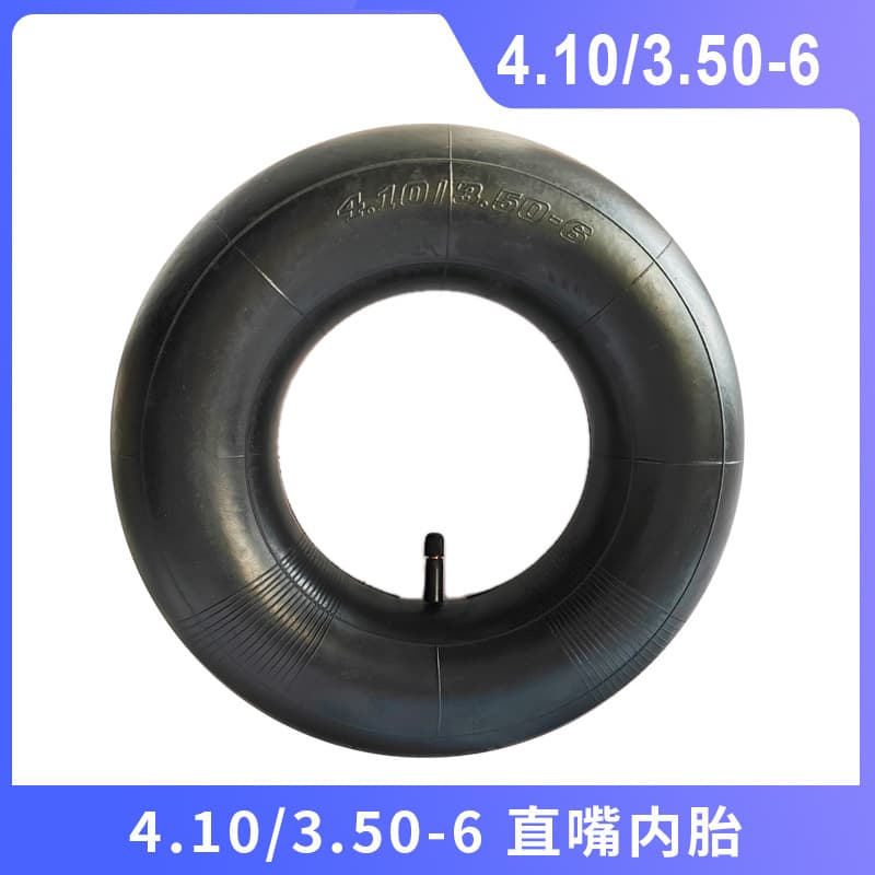 410/350-6 inner tube for tool carts and handcarts; 350/400-6 pneumatic tire for micro-tillers.