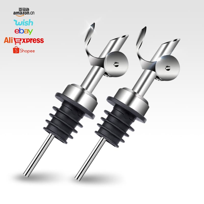Stainless Steel Pour Spout, Red Wine Cocktail Accessories, Sauce/Vinegar/Oil Dispenser, Bartending Tool