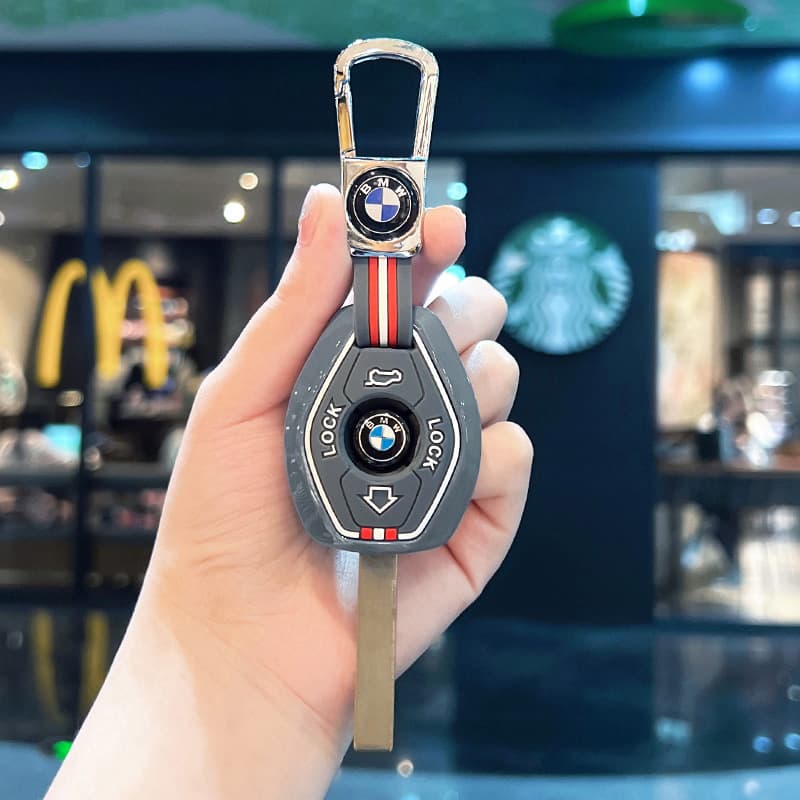 Compatible with BMW old model flat key case for X3, 5, Z3, 4, 3, 5, 7 Series E38 E39 E46 E83 car key cover
