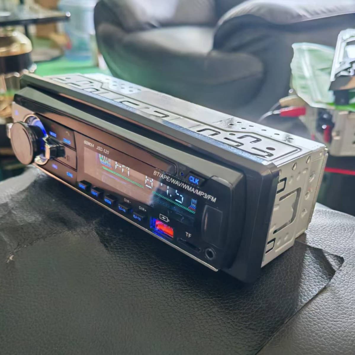 JSD530 Car Bluetooth MP3 Player with FM Radio, USB/SD Card Reader, Dual USB Charging