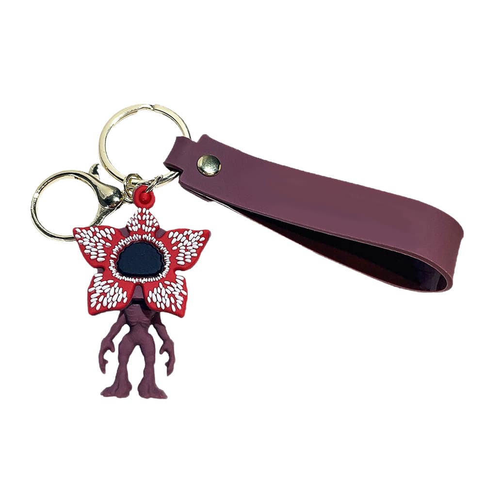 2025 New Stranger Things Keychain Man-Eating Flower Eleven Dustin Eleven Figure Pendant Gift