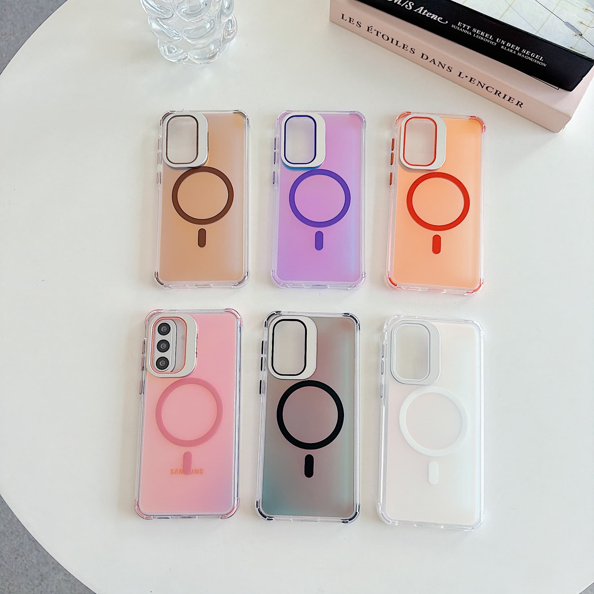 New Product Four-Corner Anti-Drop Advanced Lens Cover Bracket A57 Colorful Chameleon Magsaf A37/A36