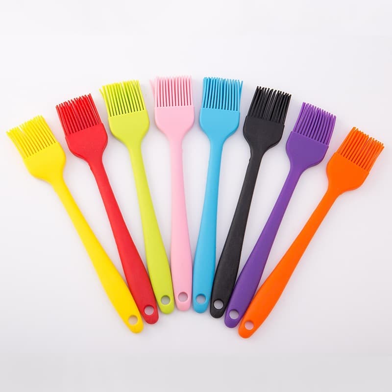 Food-grade high-temperature resistant kitchen oil brush, small grill brush, baking tool, spatula, household silicone brush