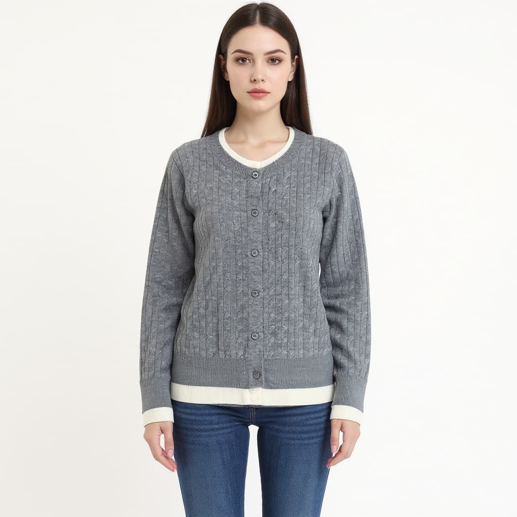Custom knitwear manufacturer 2025 new solid color drawstring design fashionable women's sweater, BSCI certified factory.