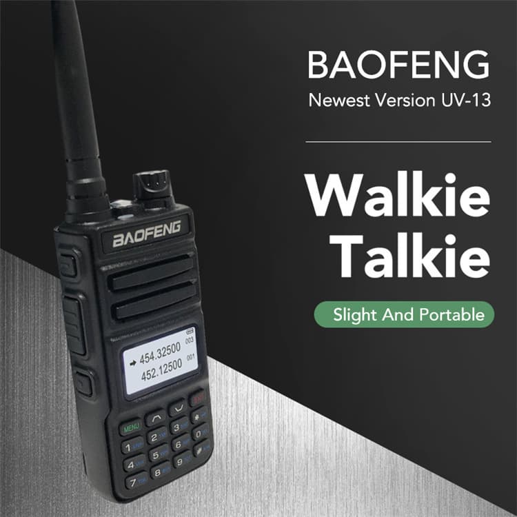 Baofeng BF-UV13 Walkie Talkie Dual Band P15 Walkie Talkie Outdoor Civilian Self-driving Mini FM Handheld