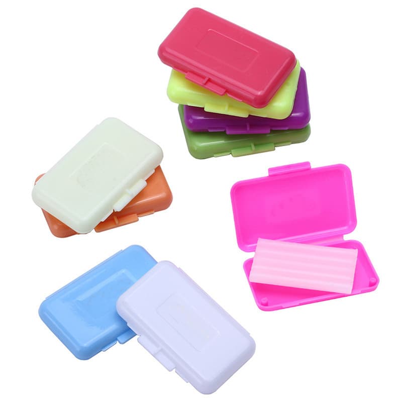 Oral Care Kit Dental Retainer Case Dental Floss Picks Wax Discs Mirror
