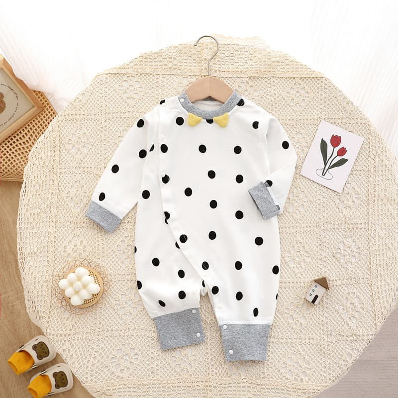 2023 New Baby Clothes Spring Autumn Long Sleeve Cotton Seamless Newborn Bodysuit for Boys and Girls