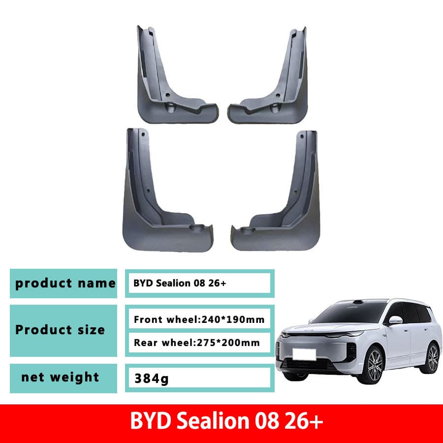 Specially used for BYD Sea Lion 08 fender BYD Seal 08EV car fender leather accessories