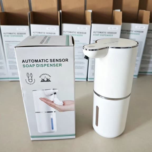 Hotel Bathroom Infrared Sensor Soap Dispenser, Multi-Level Touchless Electric Foamer, Children's Bubble Soap Dispenser, Rechargeable
