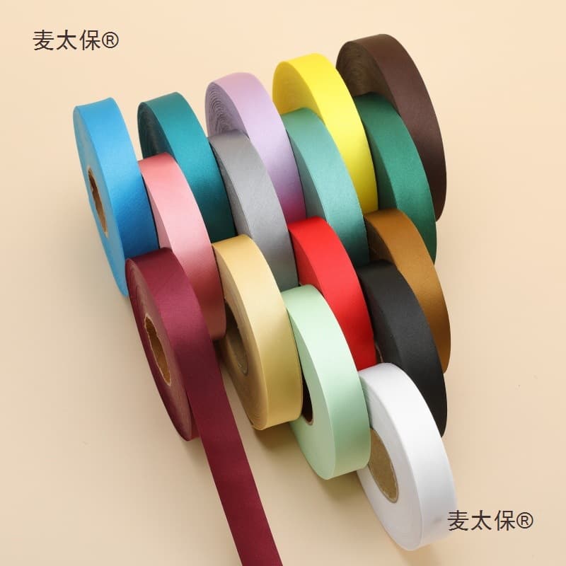 Satin Fabric Qipao Binding Tape Piping Strip Clothing Edging Silk Satin Material Apparel Trimmings