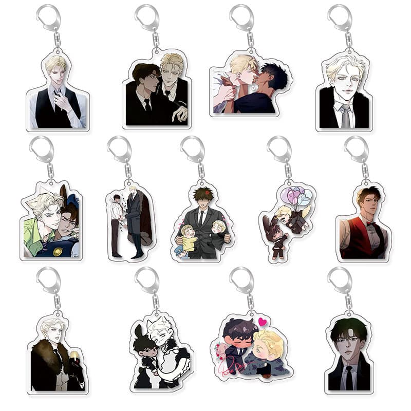 Korean Manhwa Code Name ANASTASIA Acrylic Keychain Anastasia Anime Merchandise Small Charm
