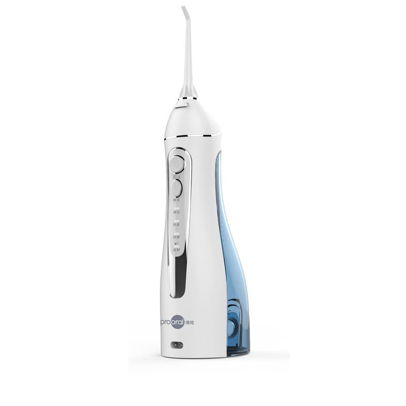 Prooral Water Flosser / Oral Irrigator / Dental Water Jet / Teeth Cleaner, Handheld Vertical Design, Model 5025