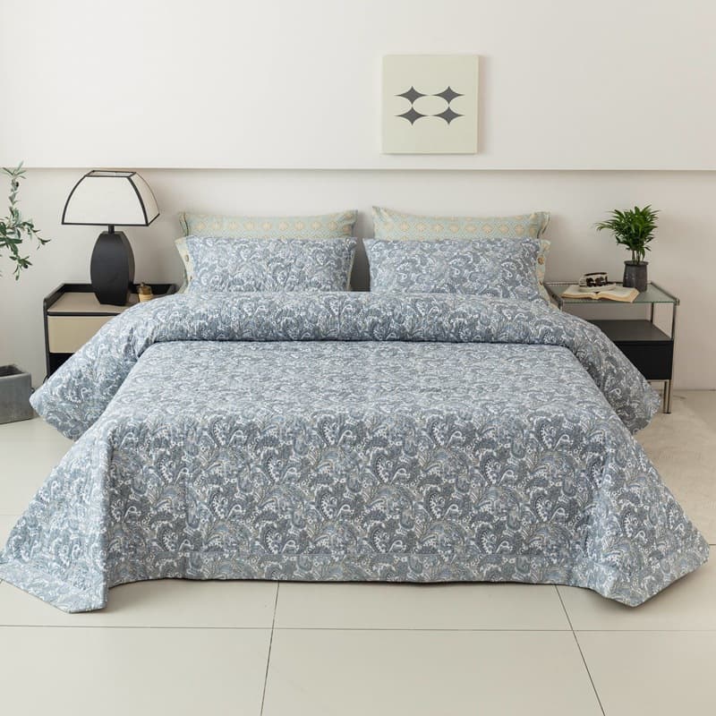 Pure cotton bed cover three-piece set for four seasons cross-border quilted quilt cover bed cover sheet pure cotton Korean bed cover wholesale