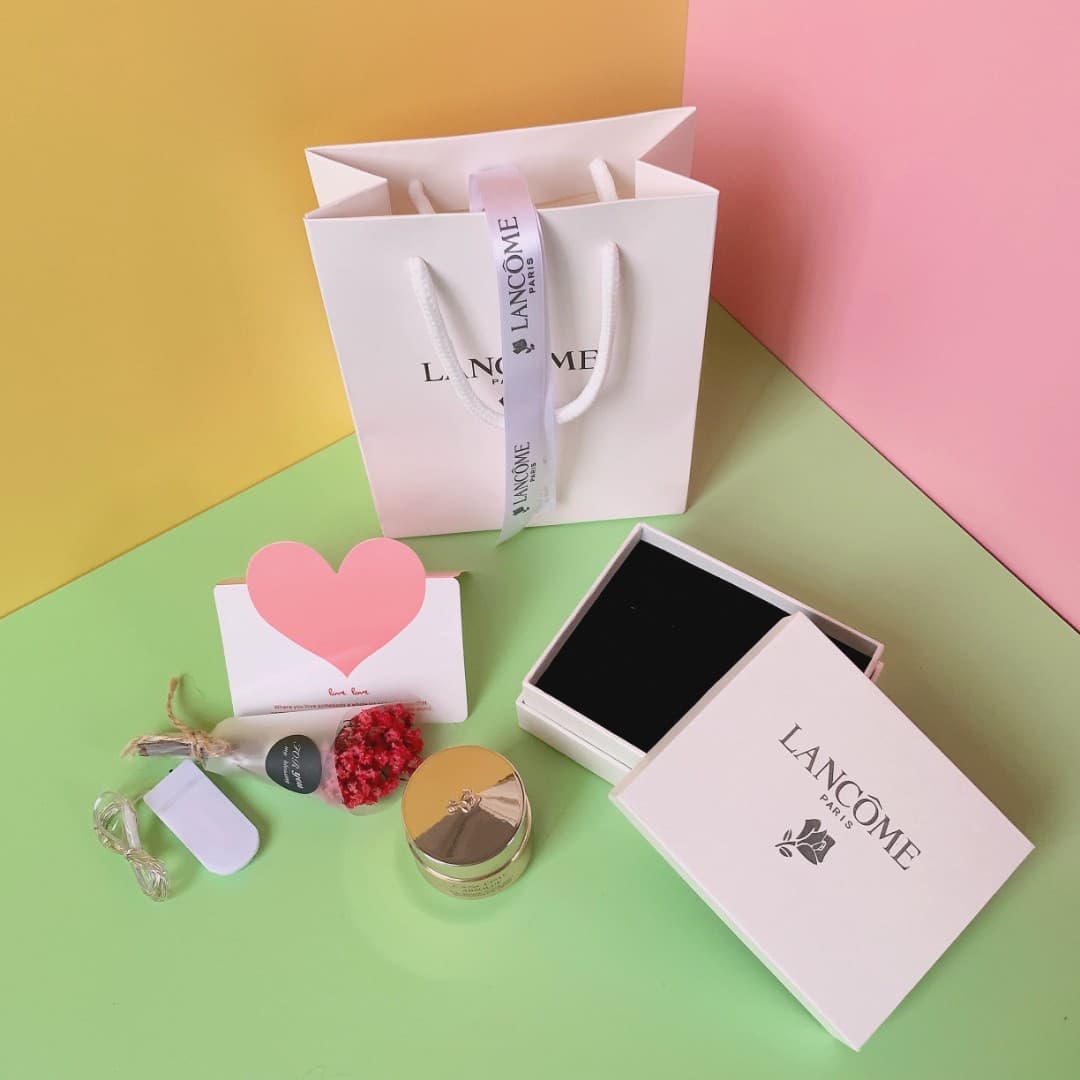 Counter Edition Lanjia/LA Lipstick Gift Box Cosmetics Perfume Gift Bag Shopping Paper Bag Handbag Gift Bag Wholesale