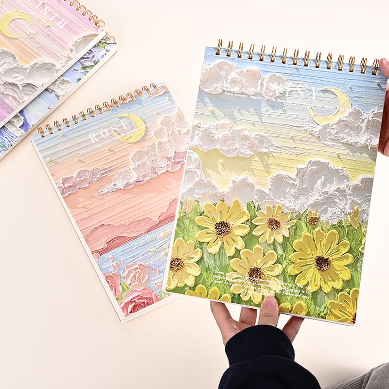 Cross-border Exclusive Sketchbook A4 Thick Drawing Book Art Student Special Sketch Pad Loose-leaf Album Blank Drawing