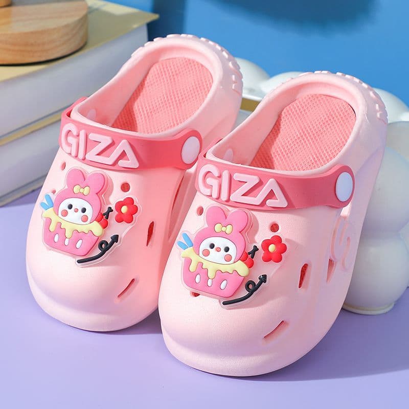 Children's Baotou Croc Shoes Girls Children's Croc Shoes Children's Indoor Bathroom Non-Slip Middle and Large Children's Baby Sandals