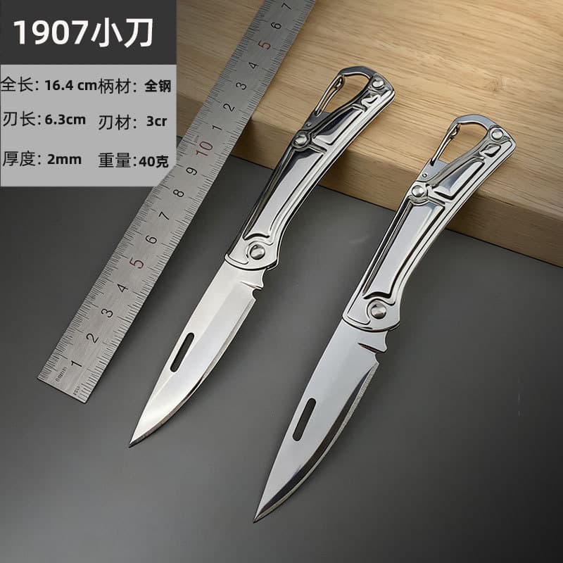 Outdoor Stainless Steel Folding Knife Camping Knife Portable Small Steel Knife Survival Knife Pocket Knife Cross-Border Folding Knife