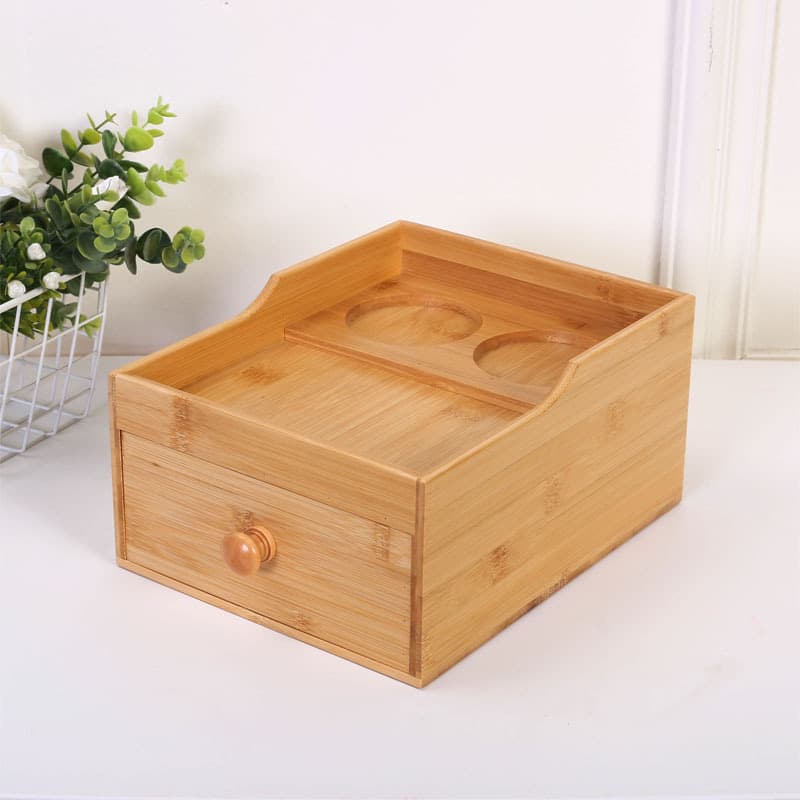 Hotel Toiletry Storage Box Toothbrush Kit Bamboo Inn Guesthouse Supplies Organizer Toiletries Tidy Box