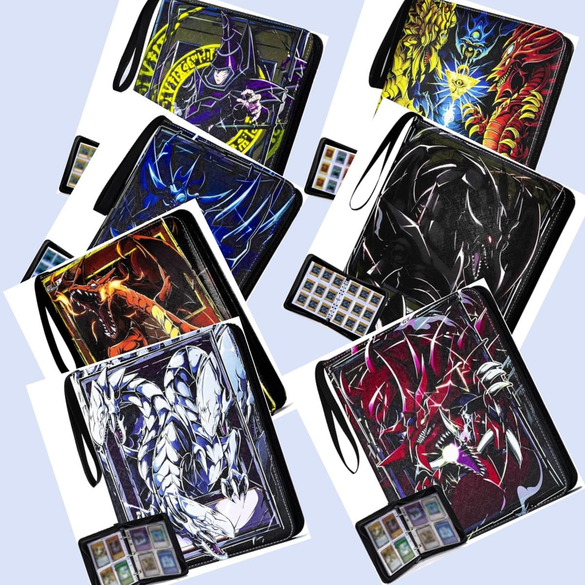 400-Pocket Card Binder, Compatible with YuGiOh and Other TCG Game Card Binders