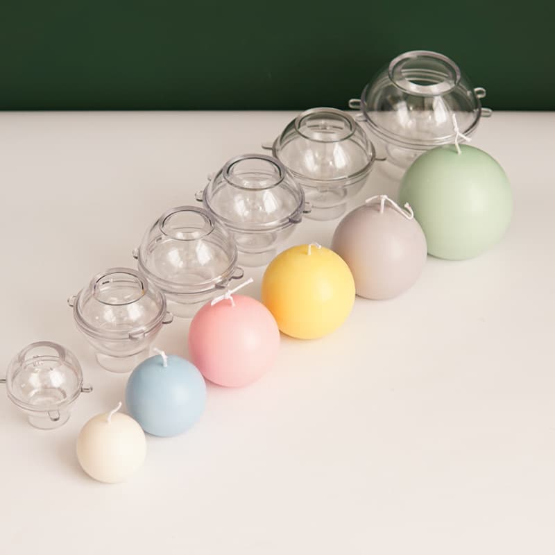 DIY Handmade Candle Raw Material Planet Sphere Mold Scented Candle Mold Candle Mold Ball Series