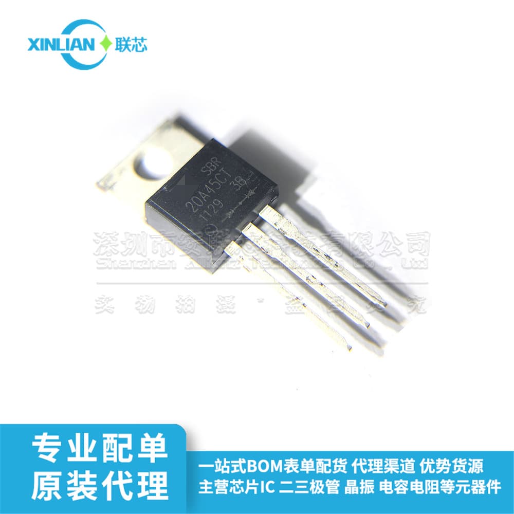 Super Barrier Rectifier (SBR) SBR20A45CT-G TO-220AB-3 SBR20A45CTFP Through-Hole