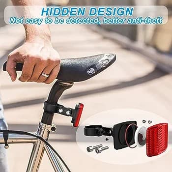 Compatible with Airtag Protective Case, Apple Tracker Anti-Loss Device, Bicycle Fully Enclosed Waterproof Protective Cover